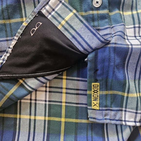 DIXXON Women's Griswold 00 Blue and Green Plaid Flannel Shirt 2x - Picture 3 of 8